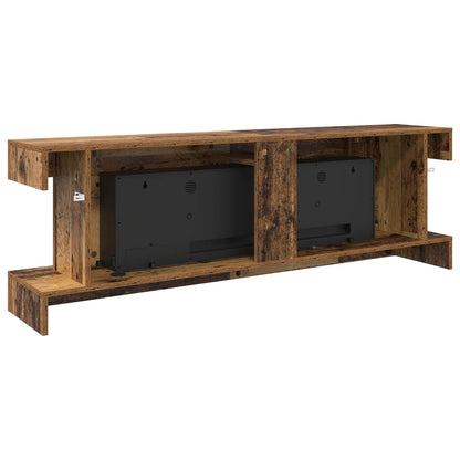 vidaXL Electric Fireplace Old Wood 150 x 30 x 50 cm Engineered wood