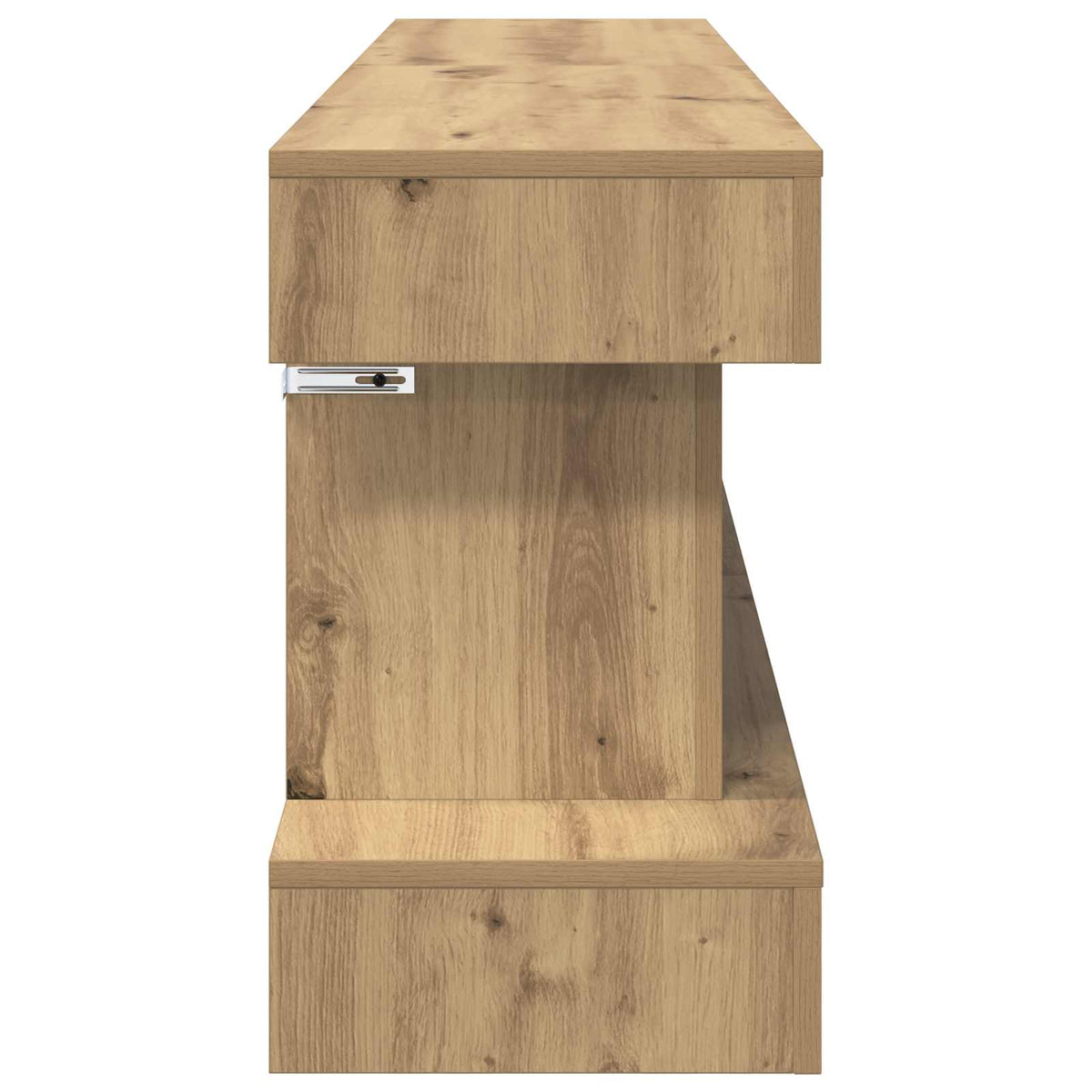 vidaXL Electric Fireplace Artisan Oak 150 x 30 x 50 cm Engineered wood