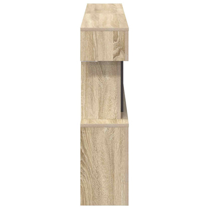 vidaXL Electric Fireplace Sonoma 150 x 21 x 77 cm Engineered wood
