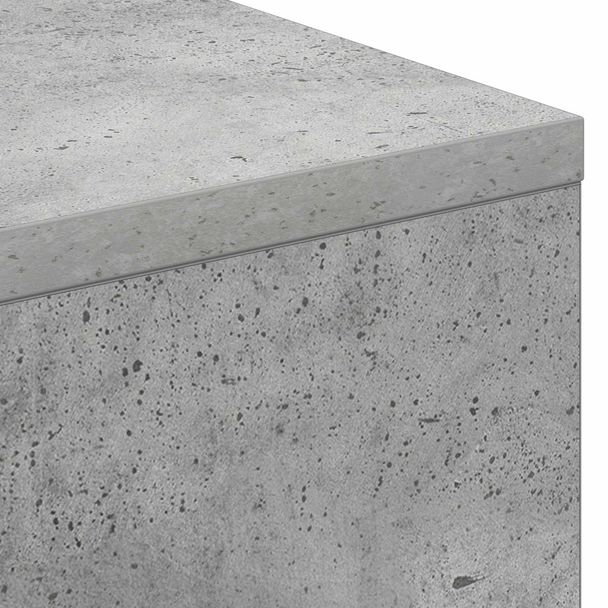 vidaXL Electric Fireplace Concrete 150 x 21 x 77 cm Engineered wood