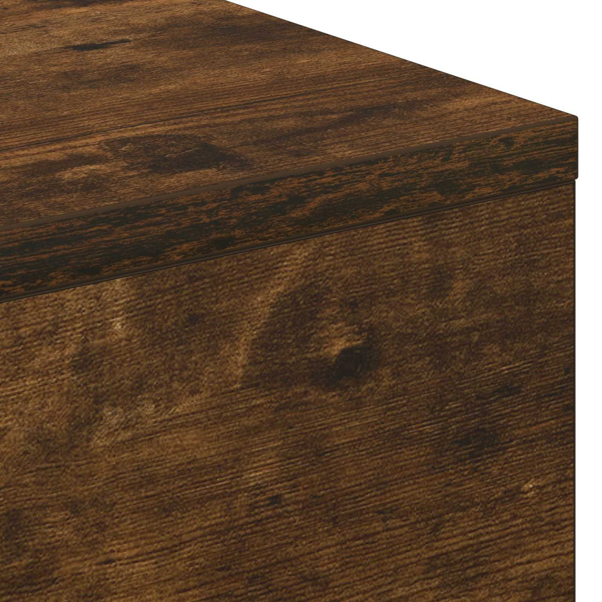 vidaXL Electric Fireplace Smoked Oak 150 x 21 x 77 cm Engineered wood