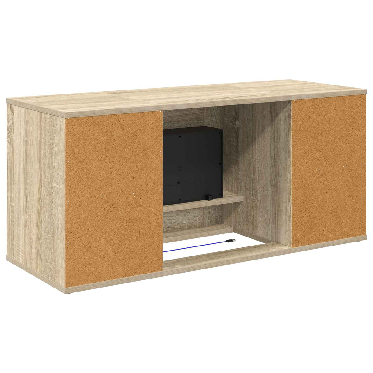 vidaXL Electric Fireplace Sonoma 100 x 37 x 45.5 cm Engineered wood