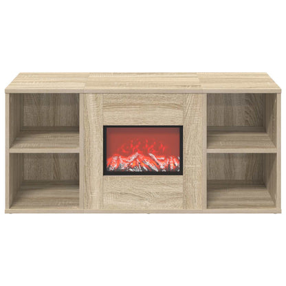 vidaXL Electric Fireplace Sonoma 100 x 37 x 45.5 cm Engineered wood