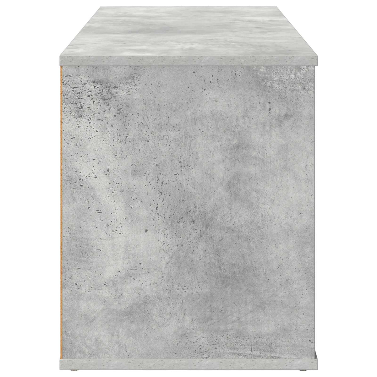 vidaXL Electric Fireplace Concrete 100 x 37 x 45.5 cm Engineered wood