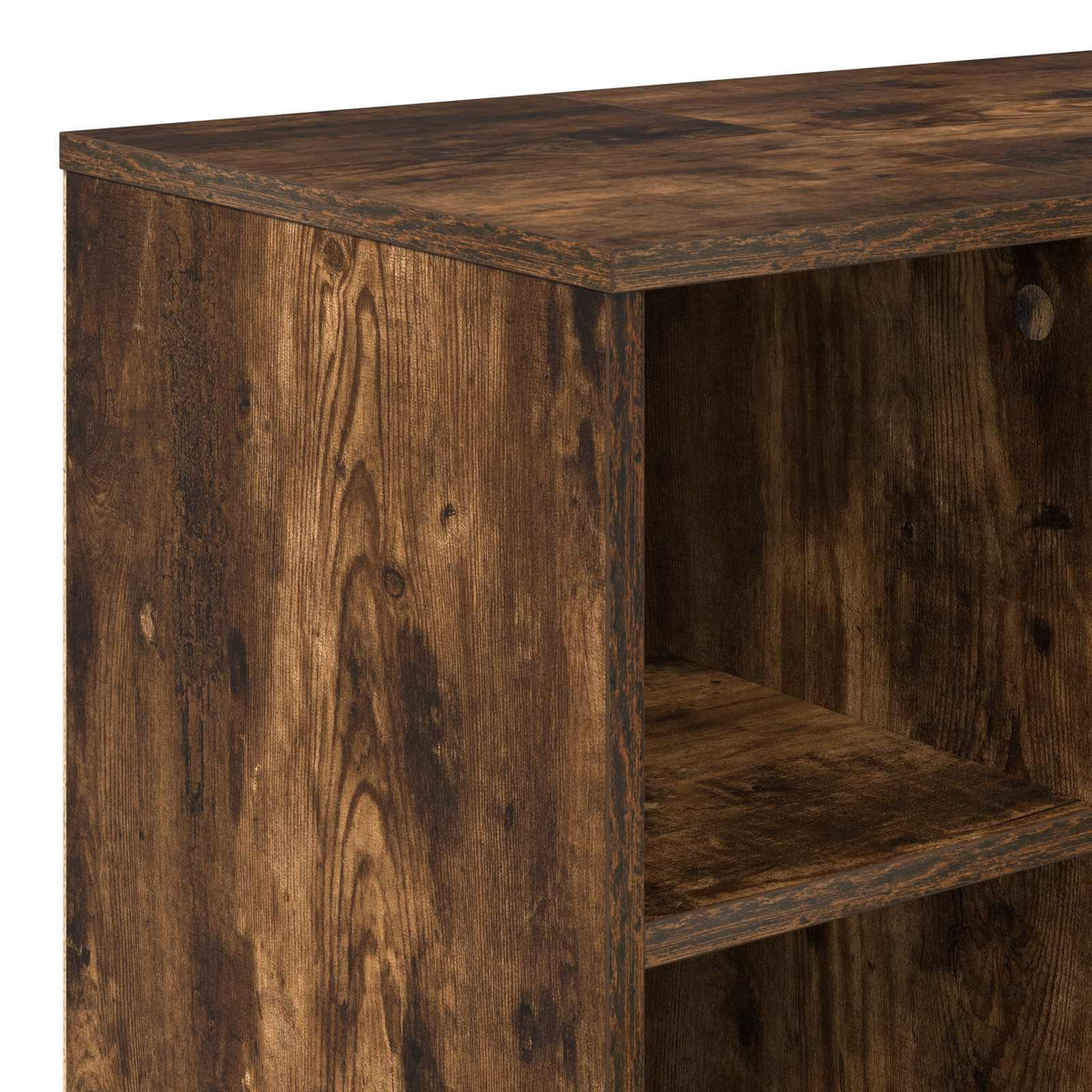 vidaXL Electric Fireplace Smoked Oak 100 x 37 x 45.5 cm