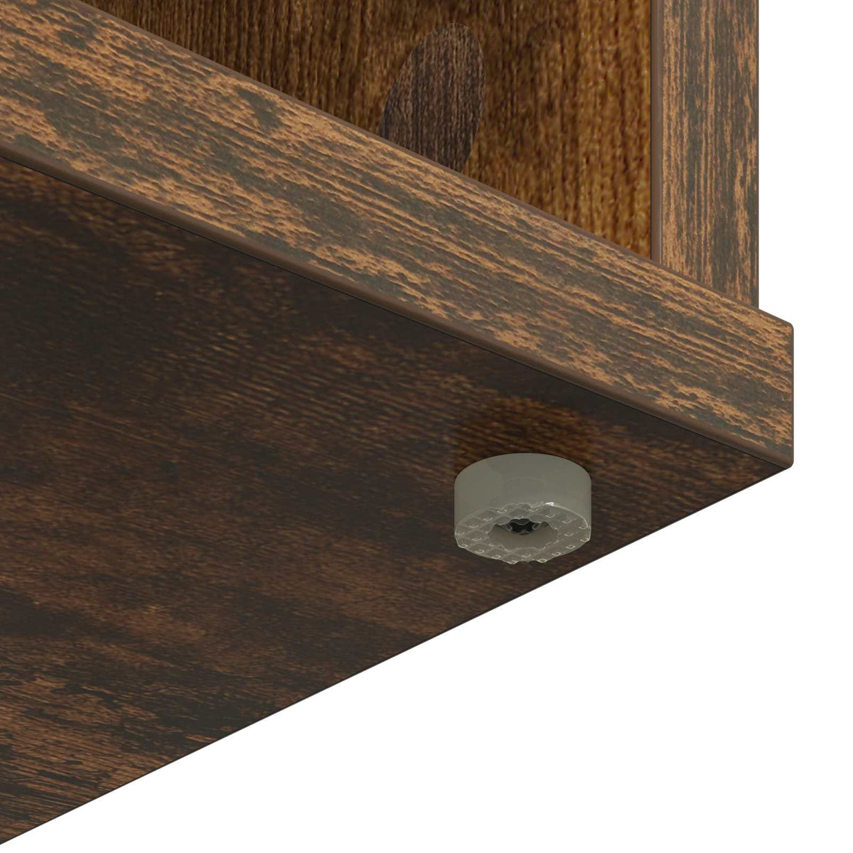 vidaXL Electric Fireplace Smoked Oak 100 x 37 x 45.5 cm