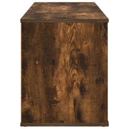 vidaXL Electric Fireplace Smoked Oak 100 x 37 x 45.5 cm