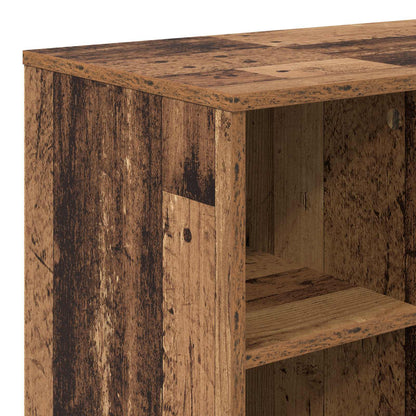 vidaXL Electric Fireplace Old Wood 100 x 37 x 45.5 cm Engineered wood