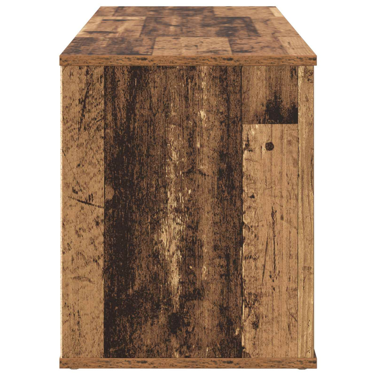 vidaXL Electric Fireplace Old Wood 100 x 37 x 45.5 cm Engineered wood