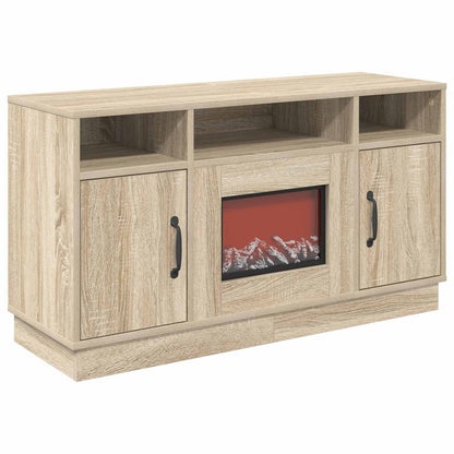 vidaXL Electric Fireplace Sonoma 100 x 33 x 55 cm Engineered wood