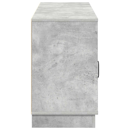 vidaXL Electric Fireplace Concrete 100 x 33 x 55 cm Engineered wood