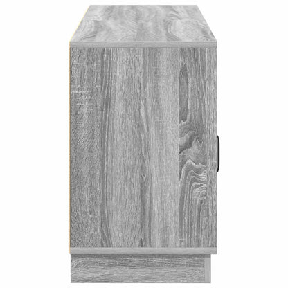 vidaXL Electric Fireplace Grey Sonoma 100 x 33 x 55 cm Engineered wood