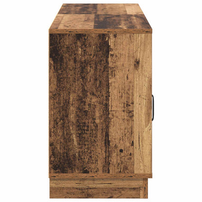 vidaXL Electric Fireplace Old Wood 100 x 33 x 55 cm Engineered wood