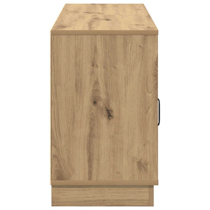 vidaXL Electric Fireplace Artisan Oak 100 x 33 x 55 cm Engineered wood