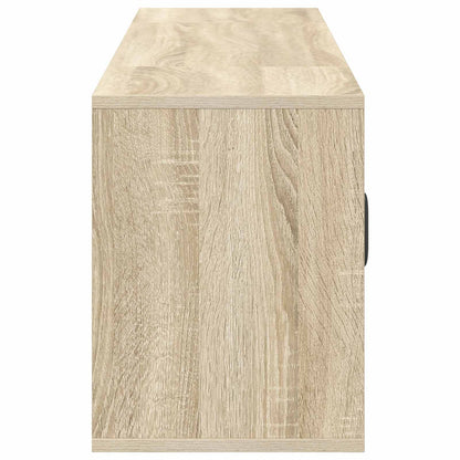 vidaXL Electric Fireplace Sonoma 140.5 x 30 x 39 cm Engineered wood