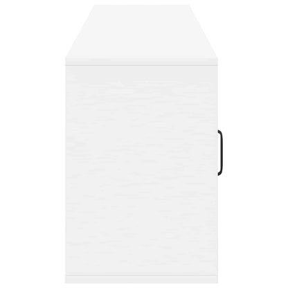 vidaXL Electric Fireplace White 155 x 30 x 44 cm Engineered wood