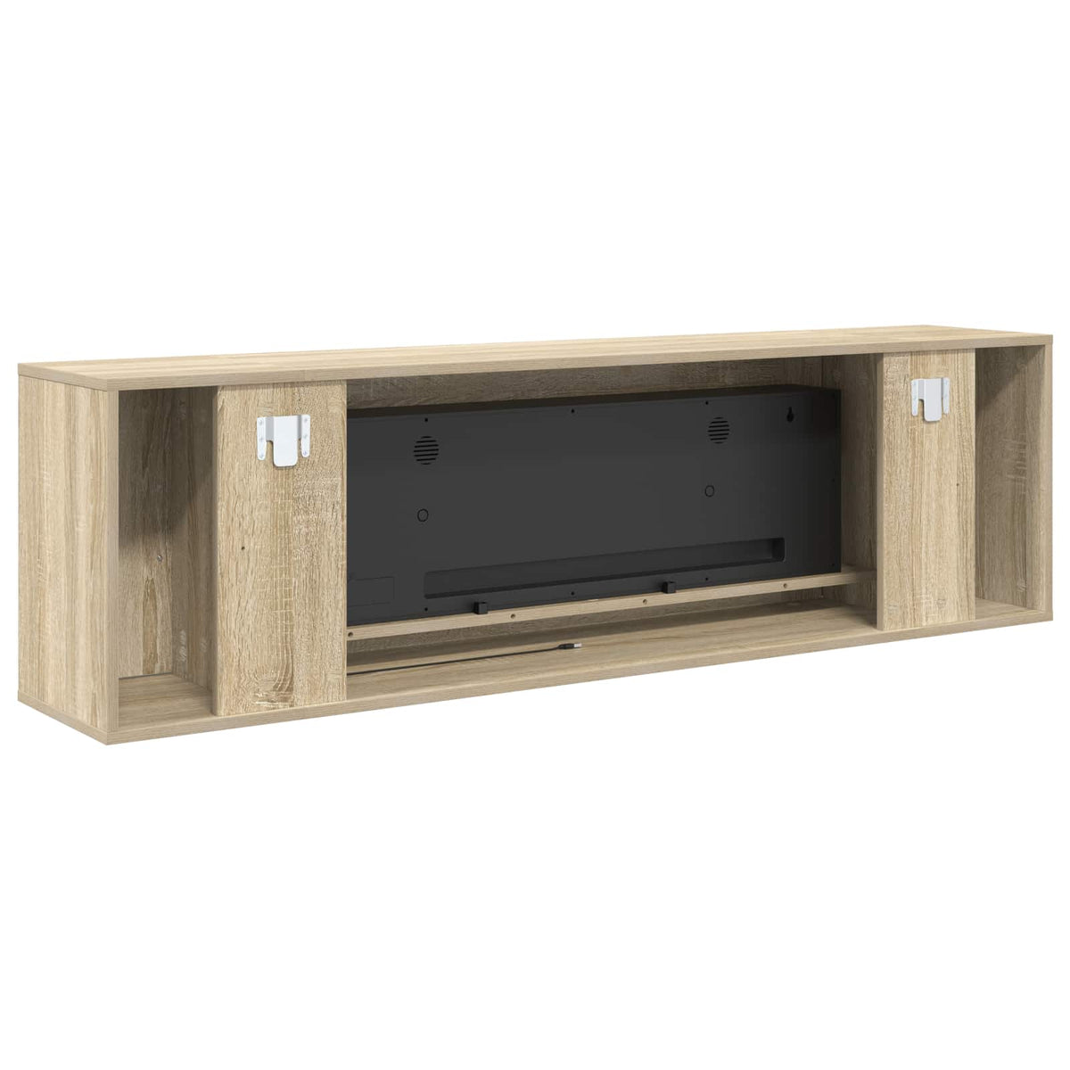 vidaXL Electric Fireplace Sonoma 155 x 30 x 44 cm Engineered wood