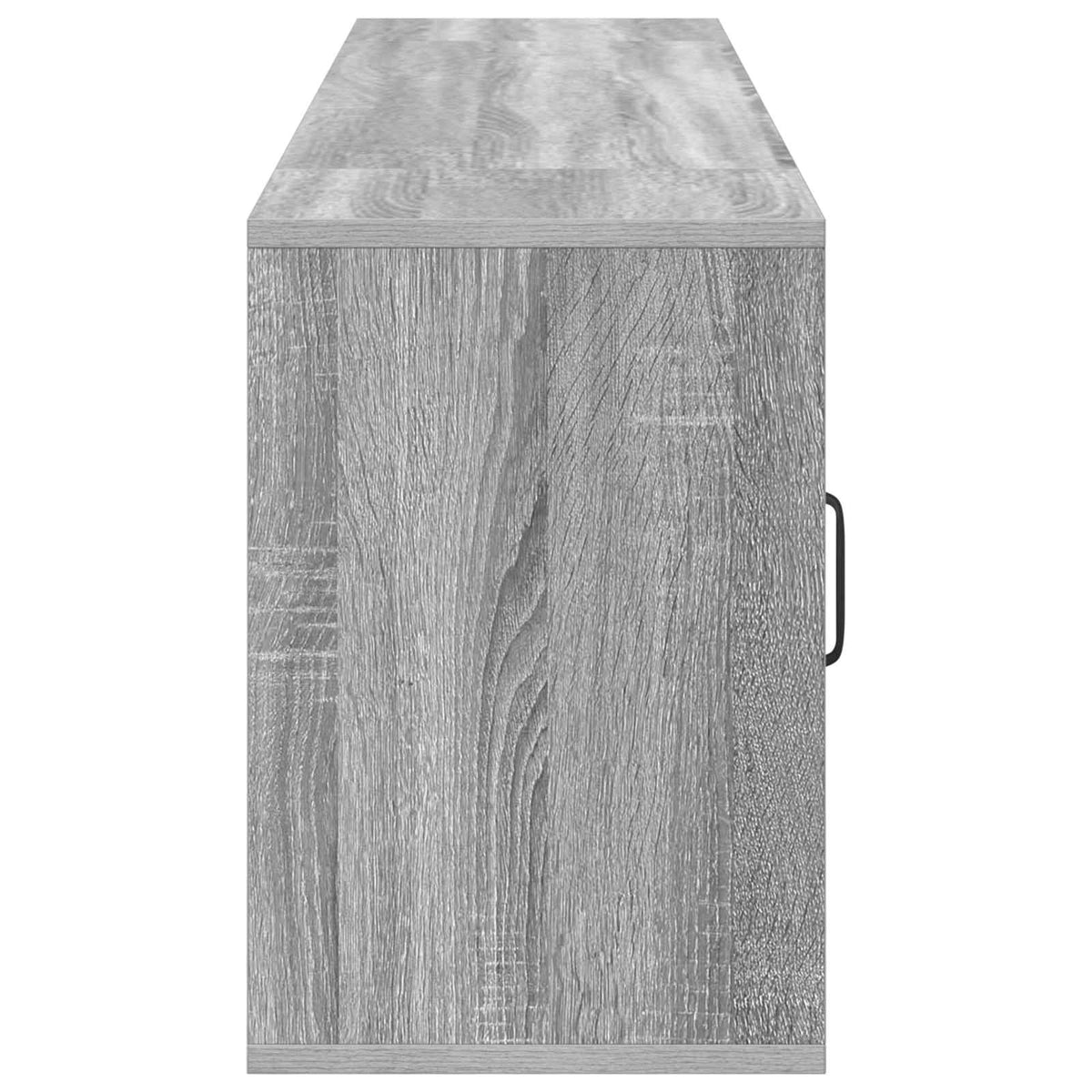 vidaXL Electric Fireplace Grey Sonoma 155 x 30 x 44 cm Engineered wood