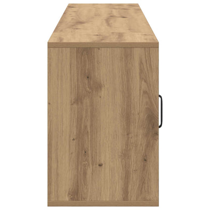 vidaXL Electric Fireplace Artisan Oak 155 x 30 x 44 cm Engineered wood