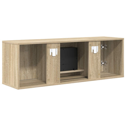 vidaXL Electric Fireplace Sonoma 110 x 30 x 36.5 cm Engineered wood