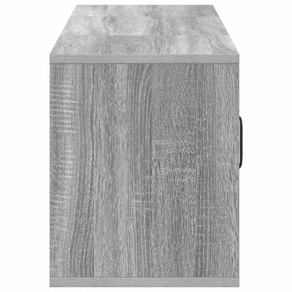 vidaXL Electric Fireplace Grey Sonoma 110 x 30 x 36.5 cm