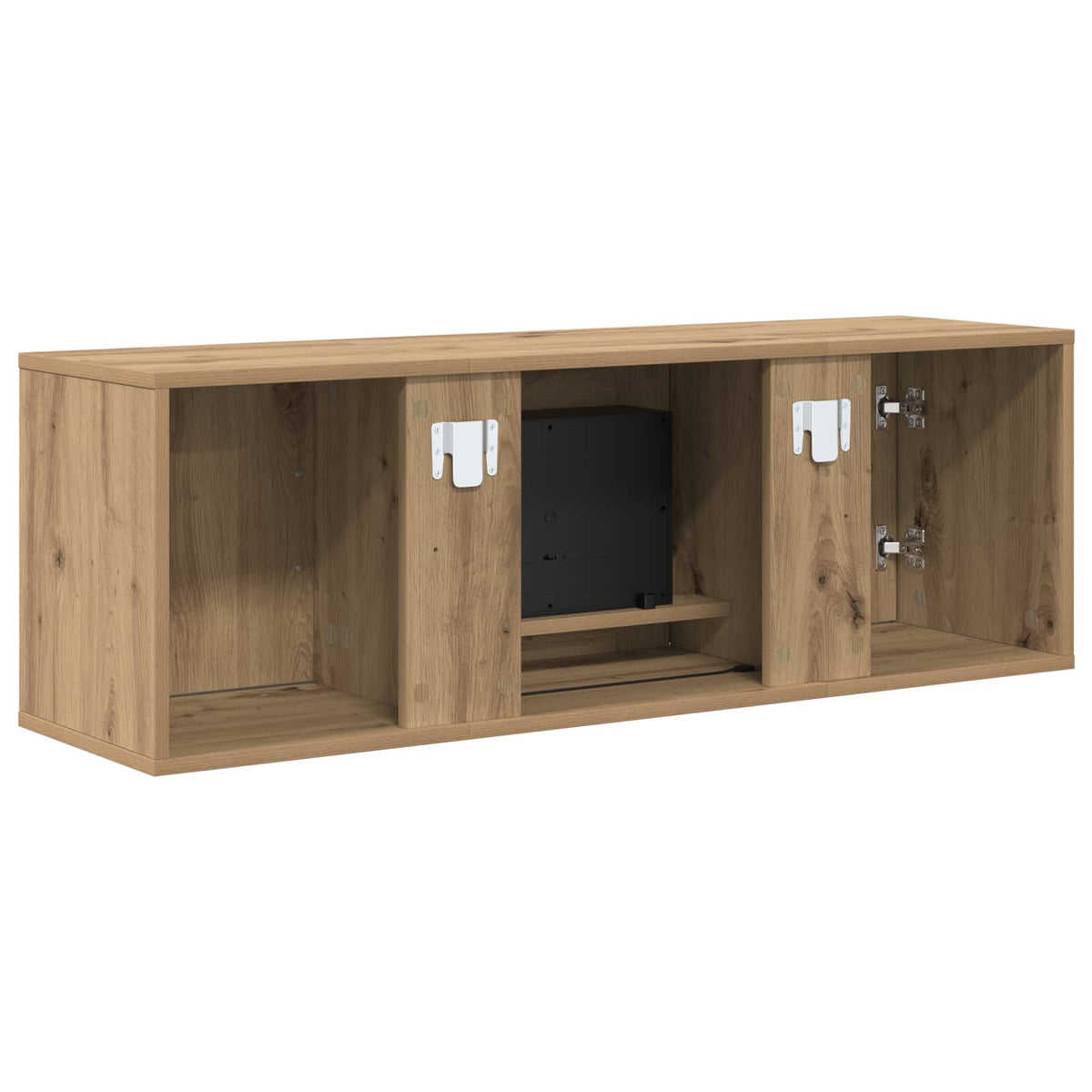 vidaXL Electric Fireplace Artisan Oak 110 x 30 x 36.5 cm