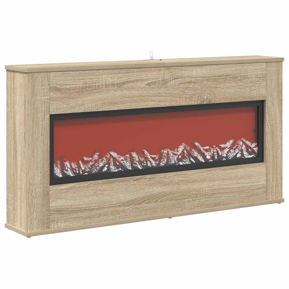 vidaXL Electric Fireplace Sonoma 114 x 18 x 58.5 cm Engineered wood