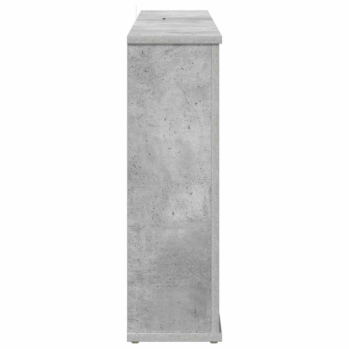 vidaXL Electric Fireplace Concrete 114 x 18 x 58.5 cm Engineered wood