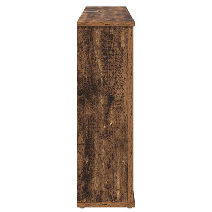 vidaXL Electric Fireplace Old Wood 114 x 18 x 58.5 cm Engineered wood