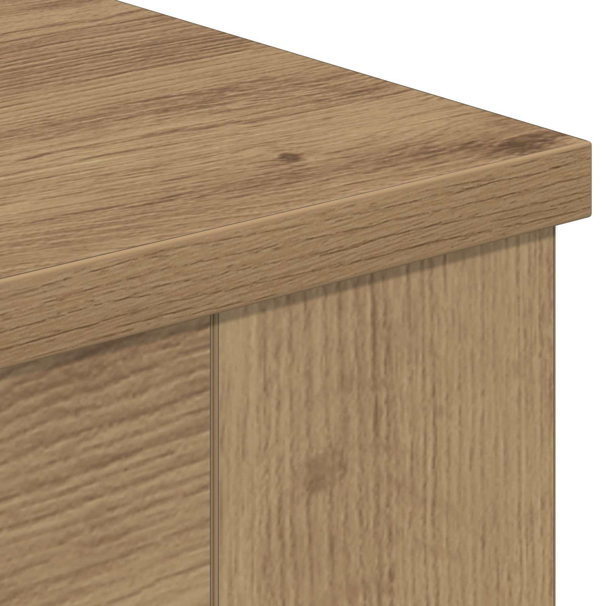 vidaXL Electric Fireplace Artisan Oak 114 x 18 x 58.5 cm
