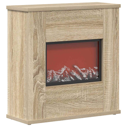 vidaXL Electric Fireplace Sonoma 47 x 18 x 48 cm Engineered wood