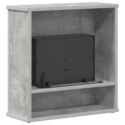 vidaXL Electric Fireplace Concrete 47 x 18 x 48 cm Engineered wood