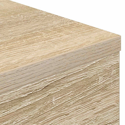vidaXL Electric Fireplace Sonoma 35 x 30 x 86 cm Engineered wood
