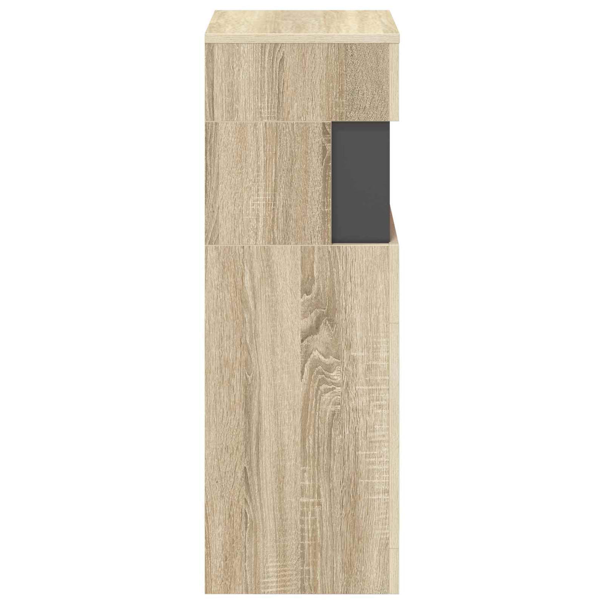 vidaXL Electric Fireplace Sonoma 35 x 30 x 86 cm Engineered wood