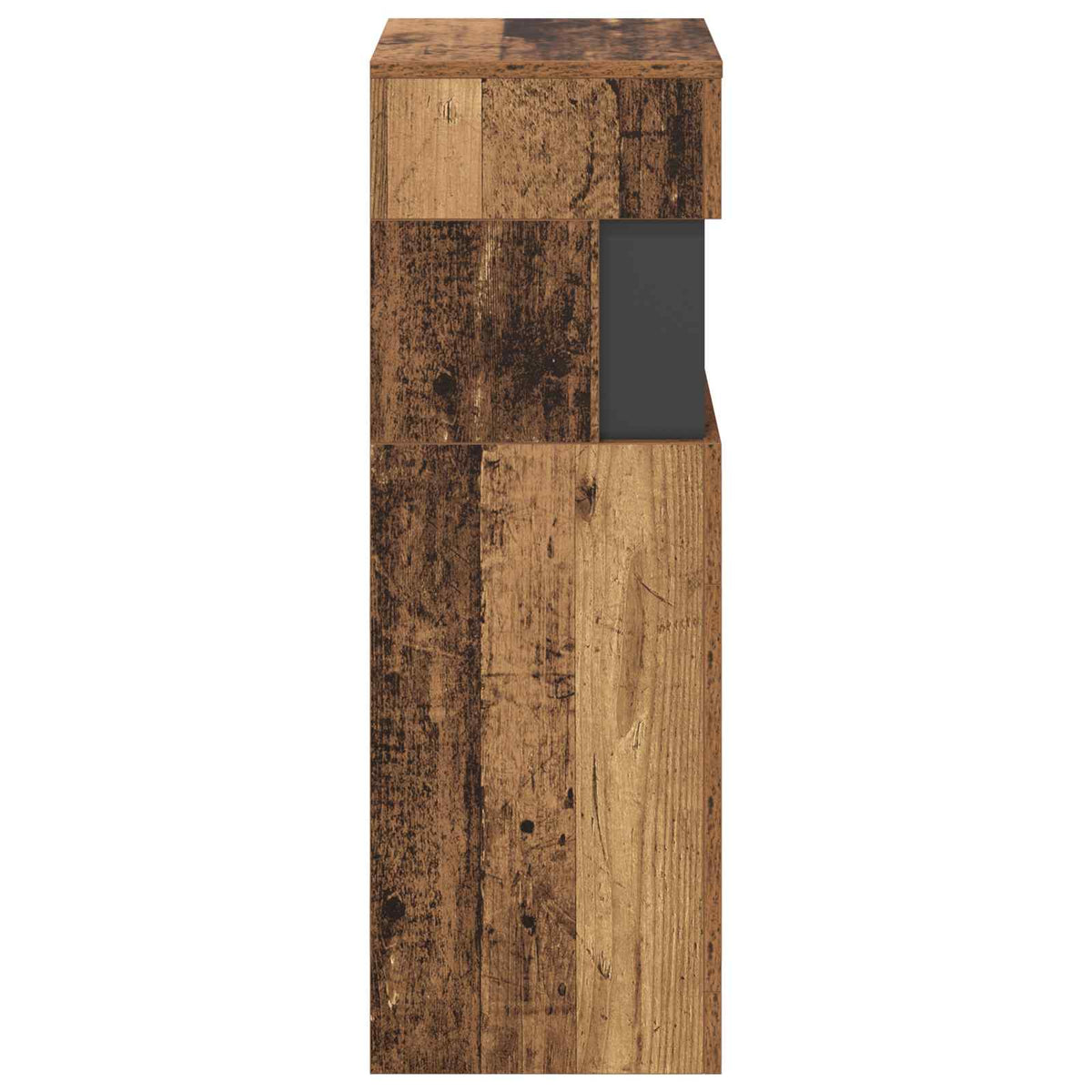 vidaXL Electric Fireplace Old Wood 35 x 30 x 86 cm Engineered wood