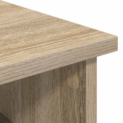 vidaXL Electric Fireplace Sonoma 140 x 30 x 67 cm Engineered wood