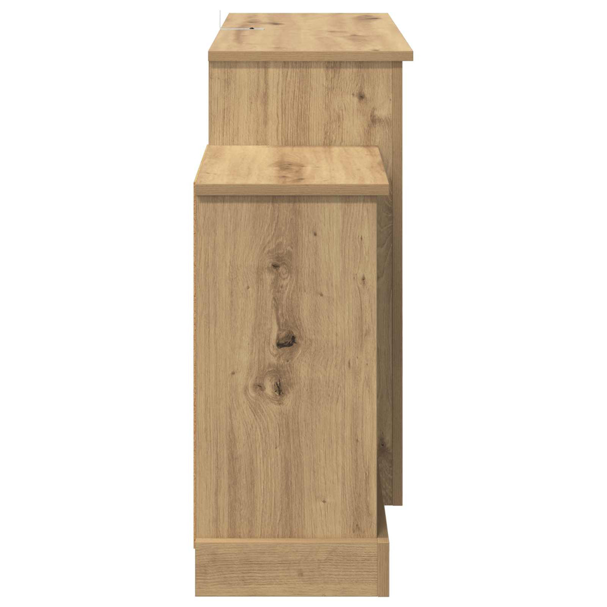 vidaXL Electric Fireplace Artisan Oak 140 x 30 x 67 cm Engineered wood
