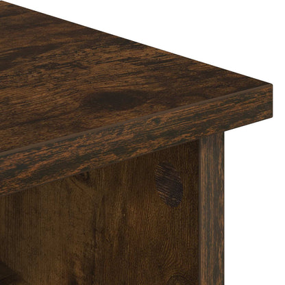 vidaXL Electric Fireplace Smoked Oak 110 x 30 x 50 cm Engineered wood