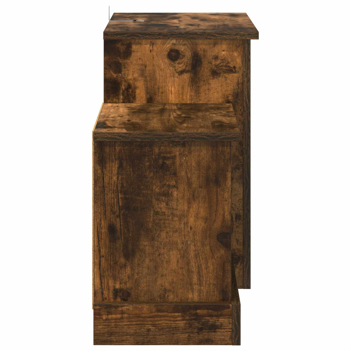 vidaXL Electric Fireplace Smoked Oak 110 x 30 x 50 cm Engineered wood
