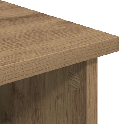 vidaXL Electric Fireplace Artisan Oak 110 x 30 x 50 cm Engineered wood