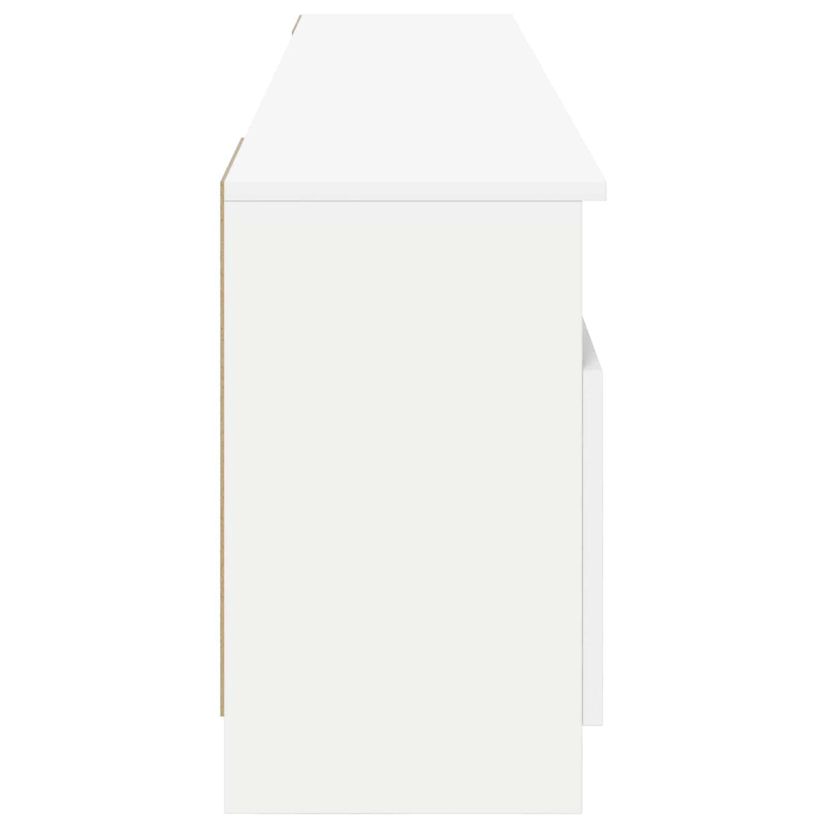 vidaXL Electric Fireplace White 165 x 28.5 x 47 cm Engineered wood