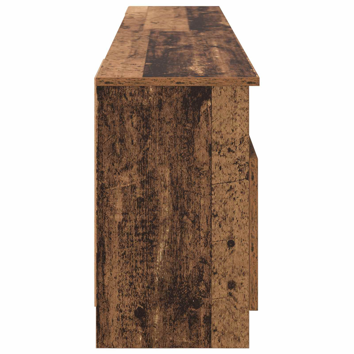 vidaXL Electric Fireplace Old Wood 165 x 28.5 x 47 cm Engineered wood