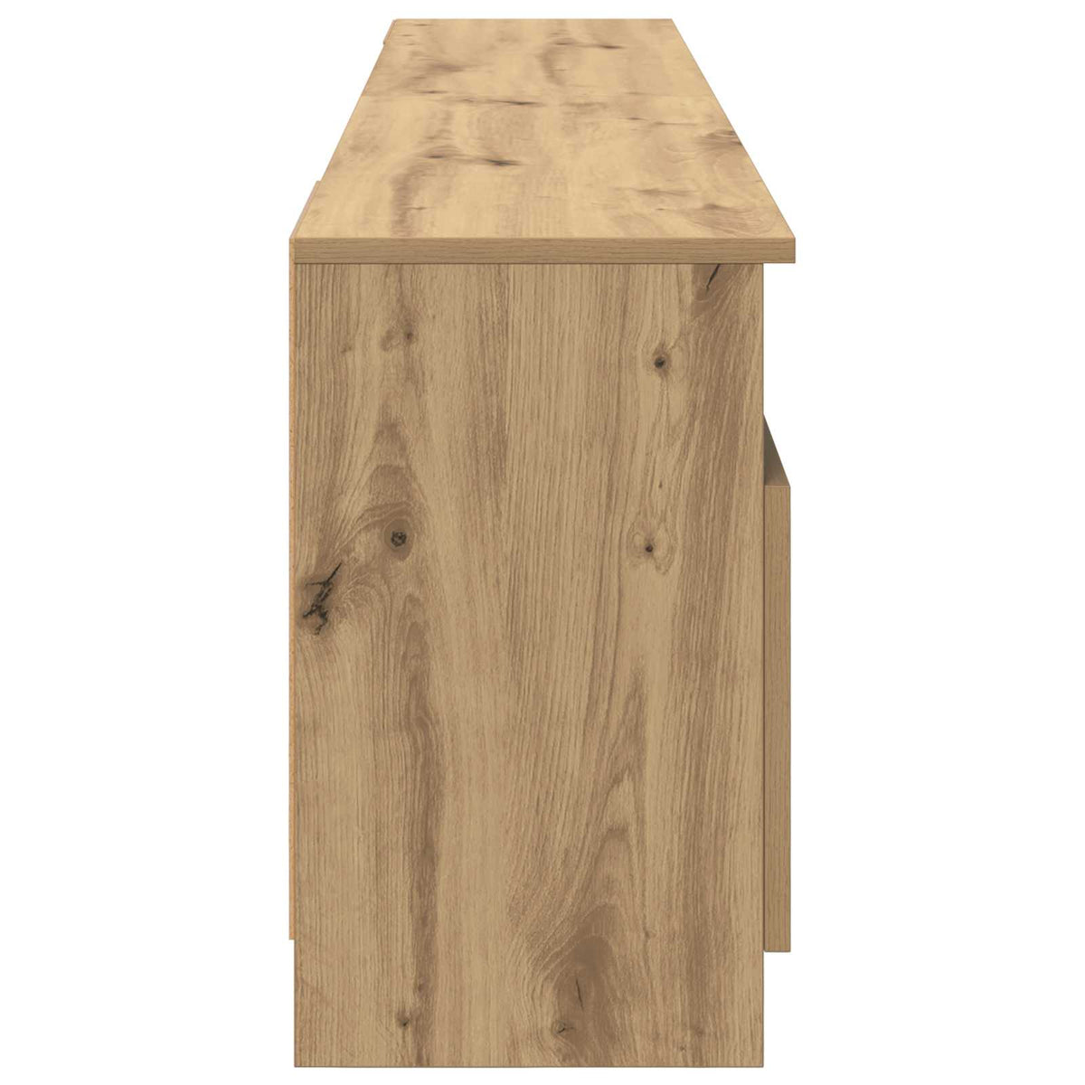 vidaXL Electric Fireplace Artisan Oak 165 x 28.5 x 47 cm