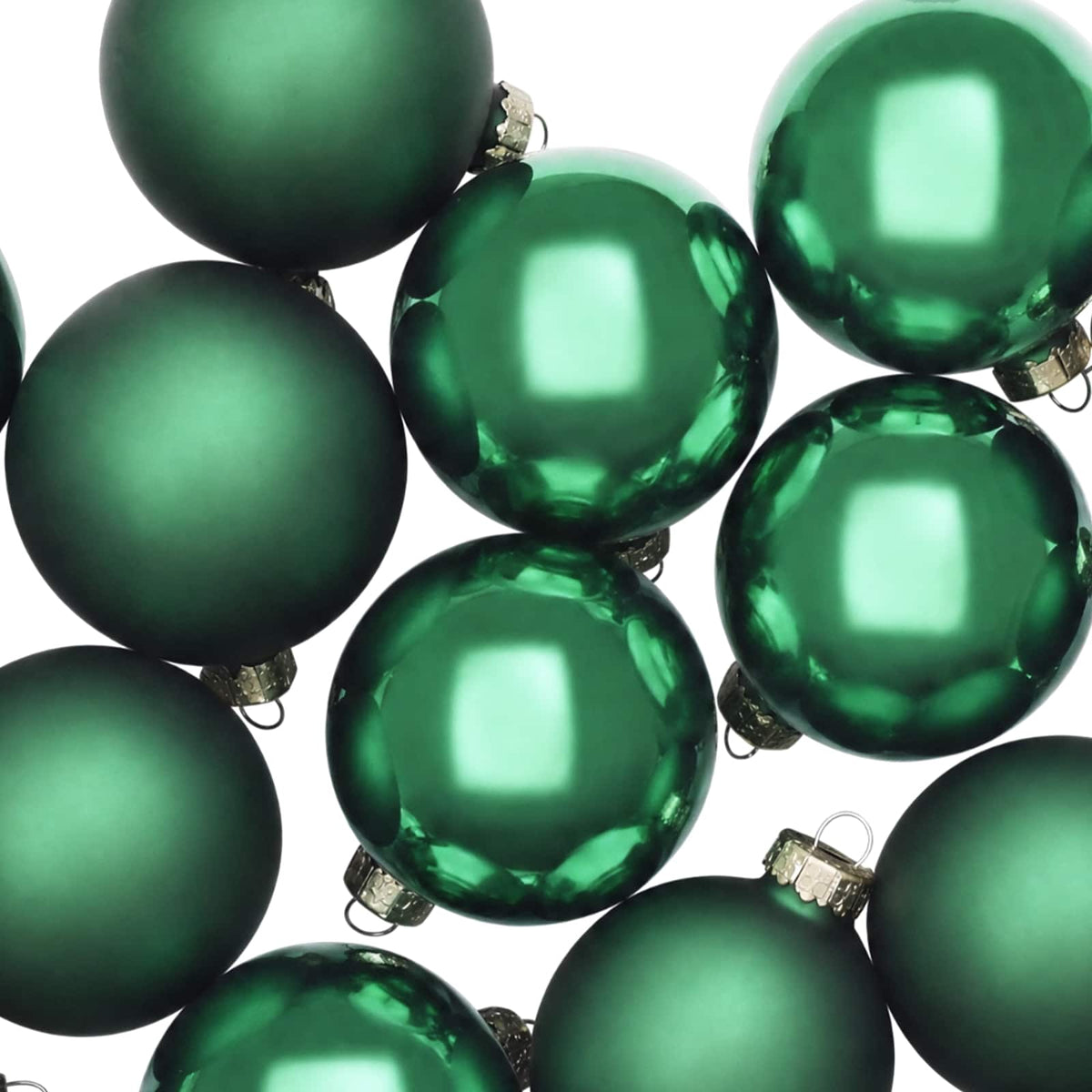vidaXL Christmas Ball Set 30 pcs Green 6 cm Polystyrene