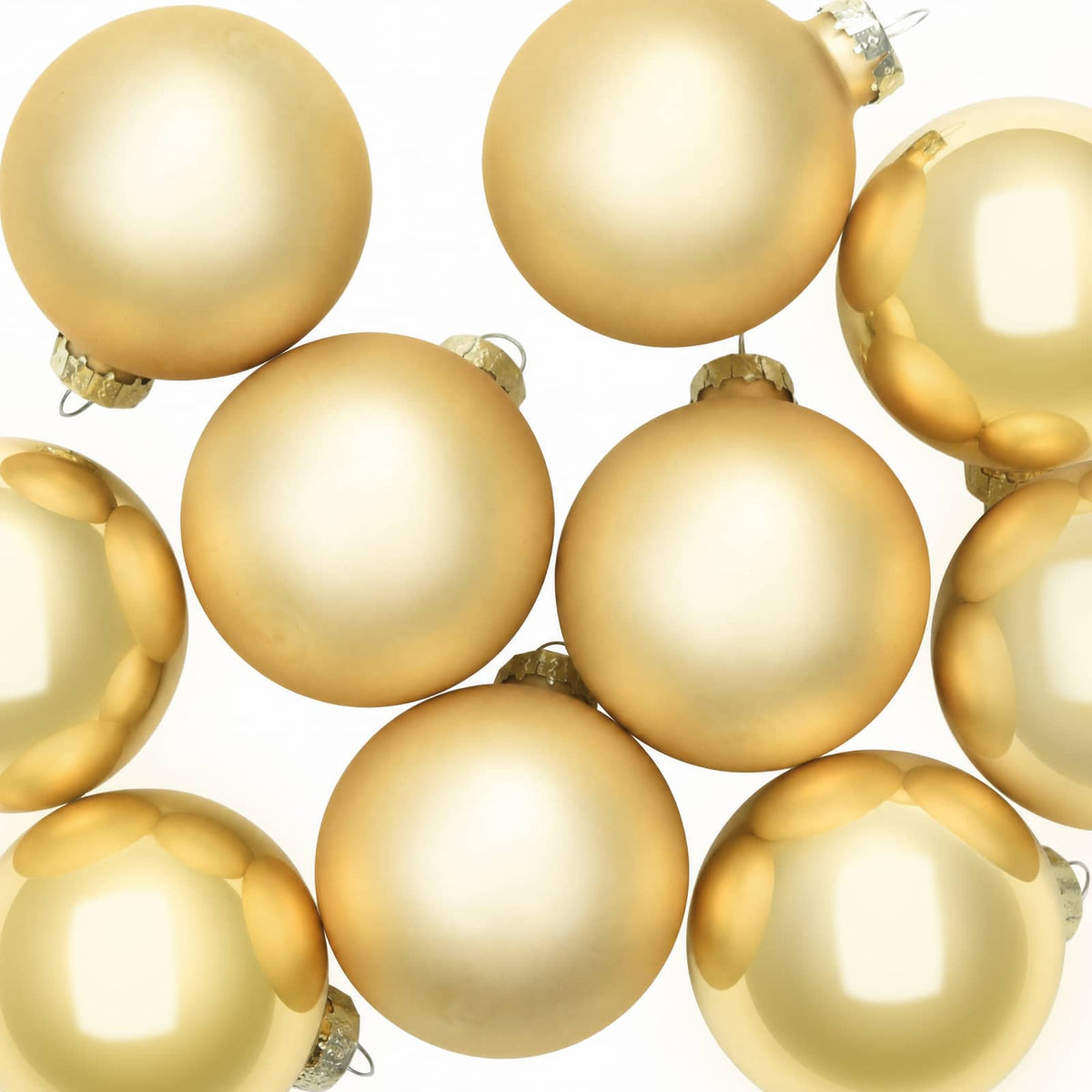 vidaXL Christmas Ball Set 30 pcs Gold 6 cm Polystyrene