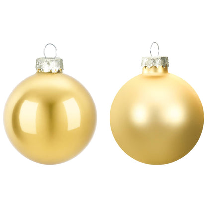 vidaXL Christmas Ball Set 30 pcs Gold 6 cm Polystyrene