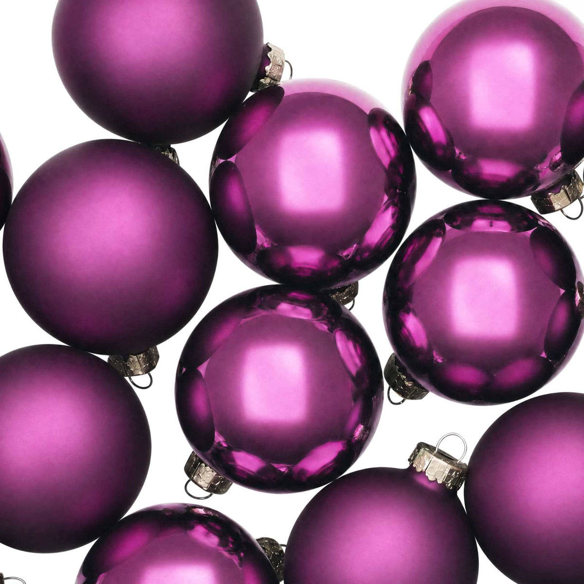 vidaXL Christmas Ball Set 30 pcs Lilac 6 cm Polystyrene