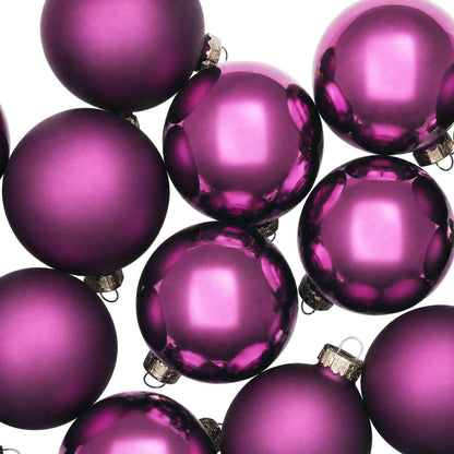 vidaXL Christmas Ball Set 30 pcs Lilac 6 cm Polystyrene