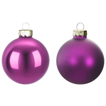 vidaXL Christmas Ball Set 30 pcs Lilac 6 cm Polystyrene