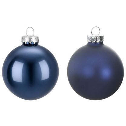vidaXL Christmas Ball Set 30 pcs Blue 6 cm Polystyrene